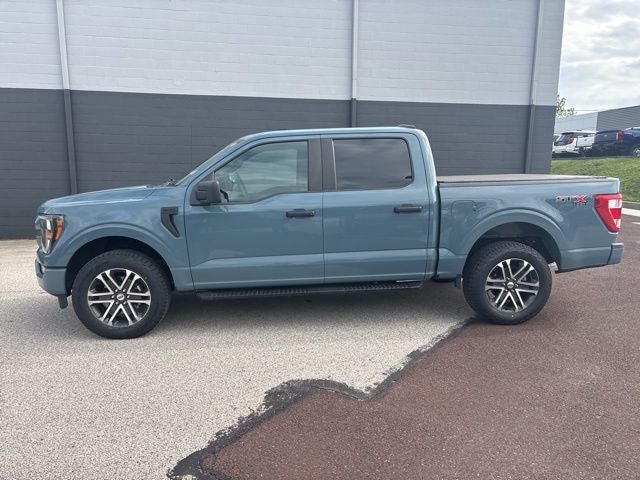 2023 Ford F-150 XLT in Blue — front three-quarter view